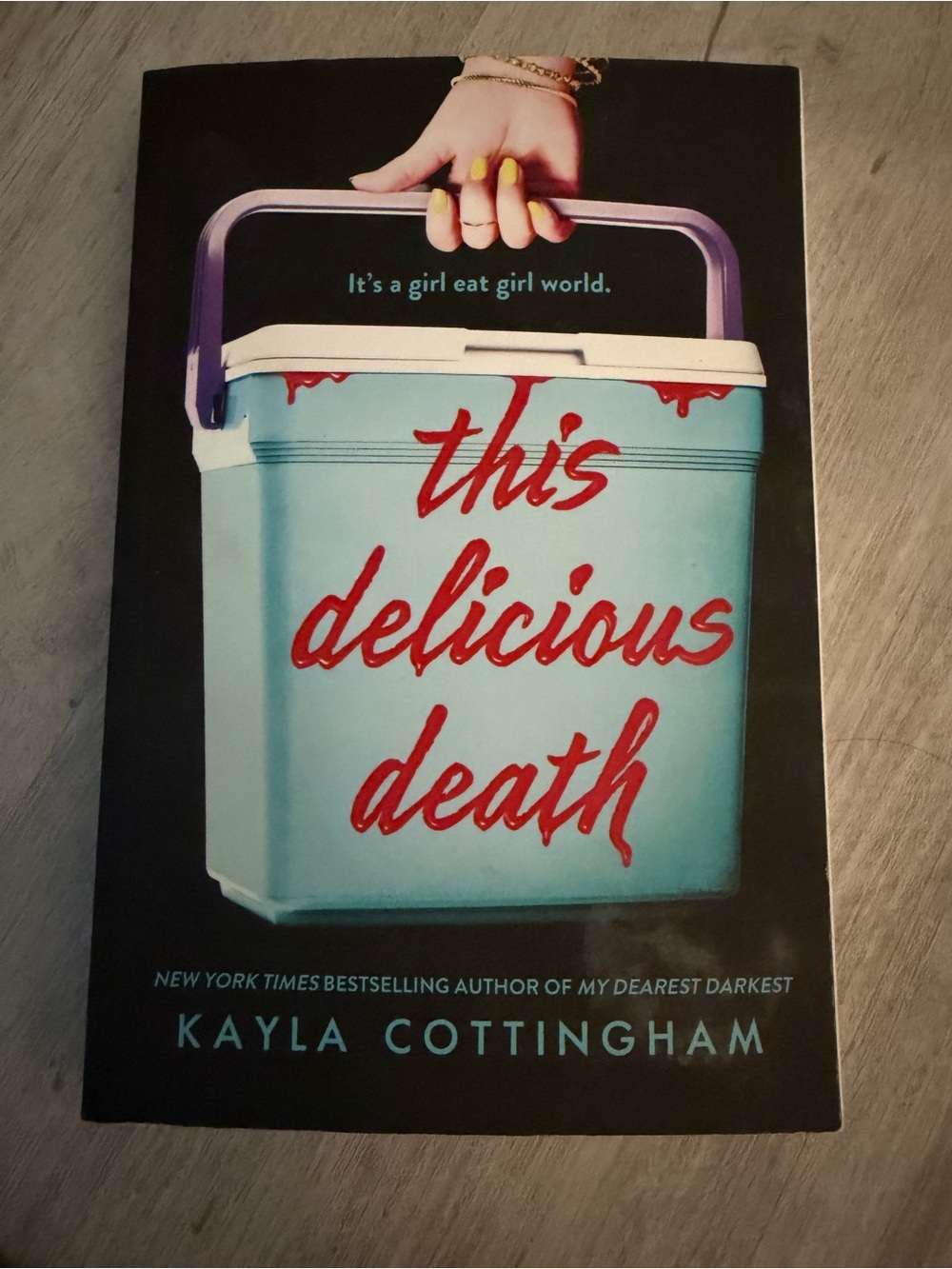 This Delicious Death by Kayla Cottingham - Blue & Purple Cover